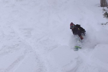 キロロリゾートで粉雪を満喫