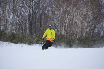 キロロリゾートで粉雪を満喫