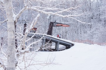 さっぽろばんけい ふんわり新雪到来