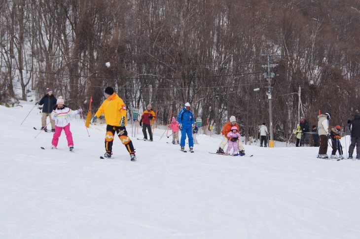 札幌藻岩山 街を見ながら、のんびりスキー