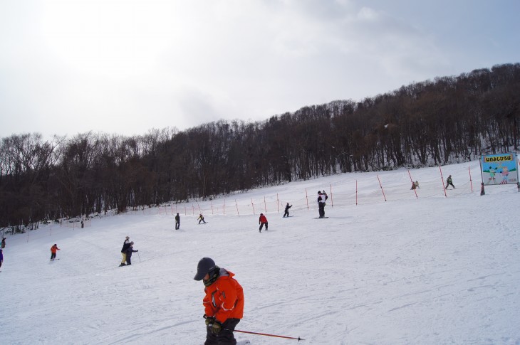 札幌藻岩山 街を見ながら、のんびりスキー
