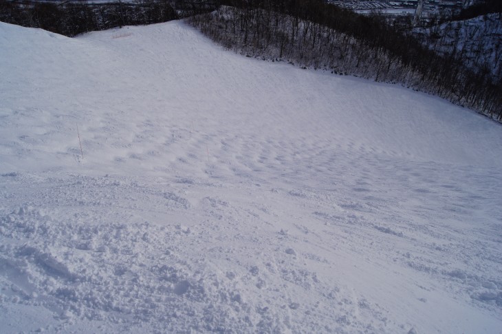 札幌藻岩山 街を見ながら、のんびりスキー