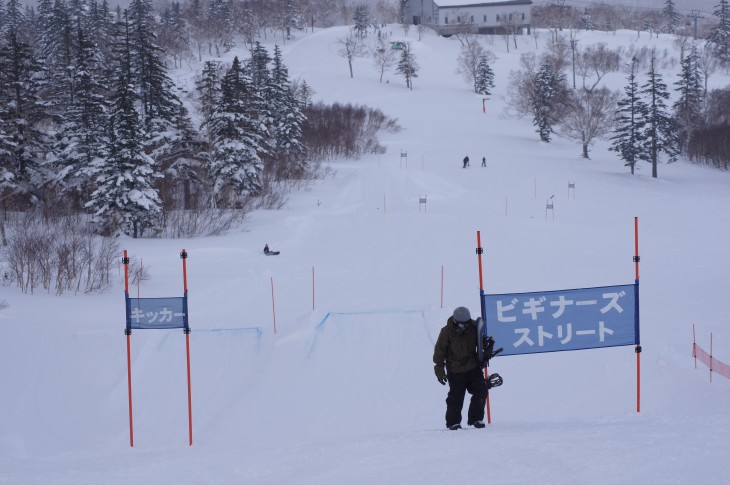 札幌国際 コース内で極上パウダーを堪能