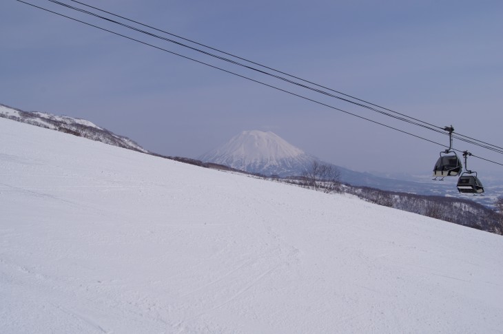 ニセコモイワスキーリゾート 快晴の空の下