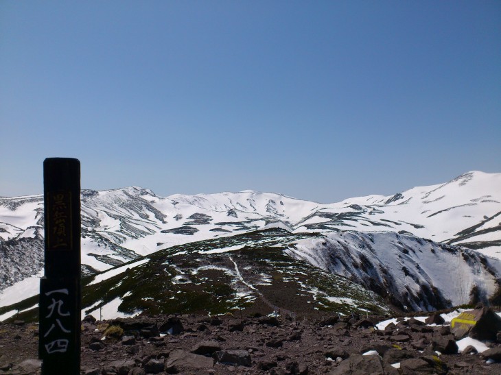 層雲峡黒岳ロープウェイスキー場 『なっきー』に見送られ山頂へ