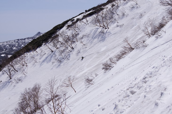 層雲峡黒岳ロープウェイスキー場 『なっきー』に見送られ山頂へ