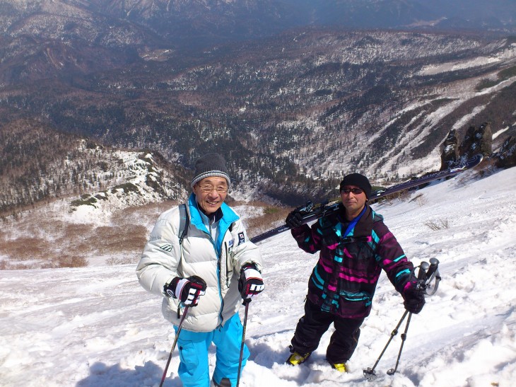 層雲峡黒岳ロープウェイスキー場 『なっきー』に見送られ山頂へ