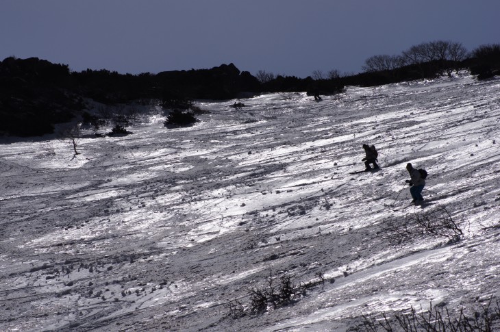 層雲峡黒岳ロープウェイスキー場 『なっきー』に見送られ山頂へ