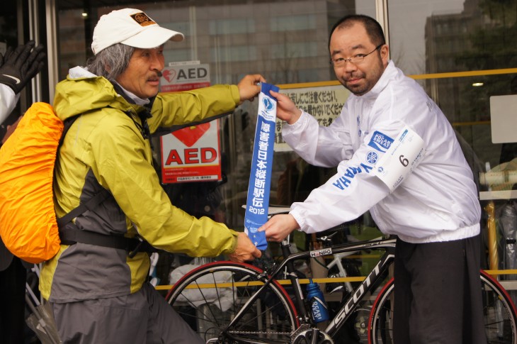 田中哲也さん【障害者日本縦断駅伝】札幌をスタート