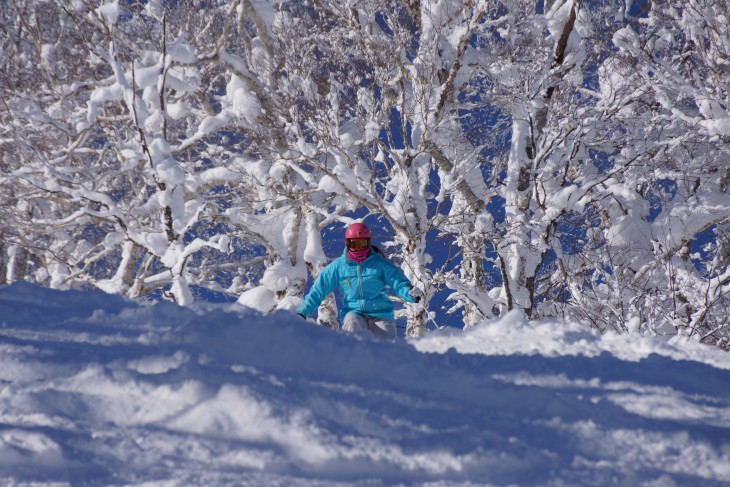 ルスツリゾート 青空＋粉雪＝最高のコンディション！