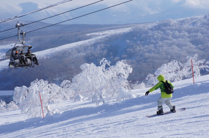 ルスツリゾート 青空＋粉雪＝最高のコンディション！