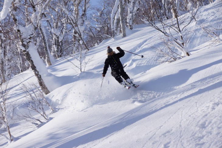 ルスツリゾート 青空＋粉雪＝最高のコンディション！