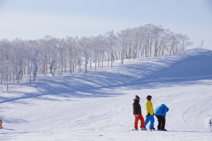 ルスツリゾート 青空＋粉雪＝最高のコンディション！