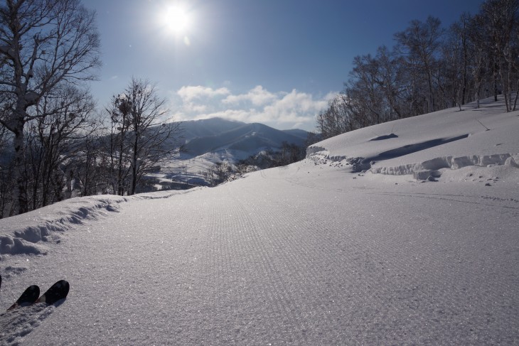 ルスツリゾート 青空＋粉雪＝最高のコンディション！