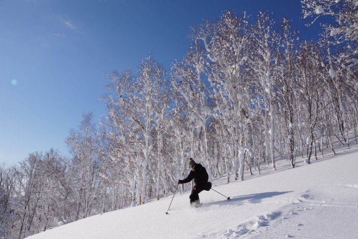 ルスツリゾート 青空＋粉雪＝最高のコンディション！