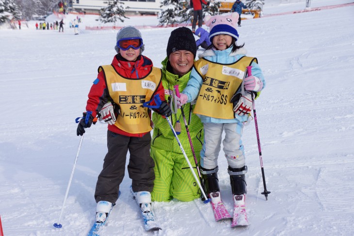 カムイスキーリンクス 青と白。「雪の教室」＆パウダー！