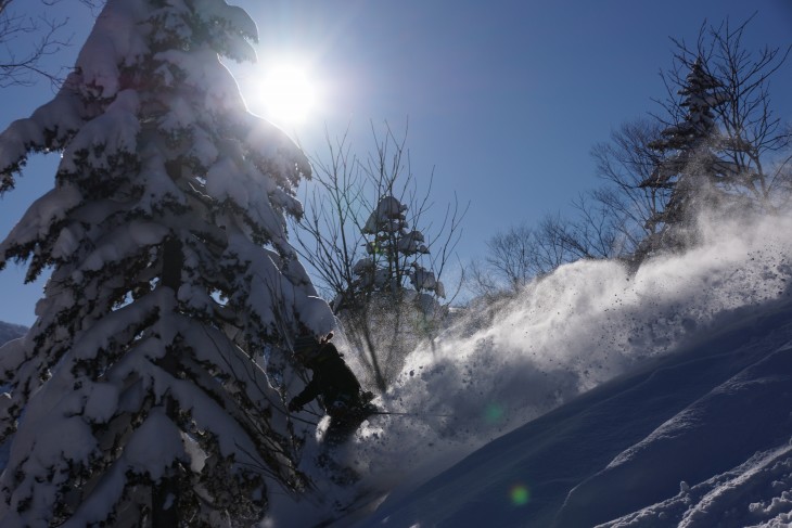 札幌国際 降雪後のピーカン＆パウダースノー☆