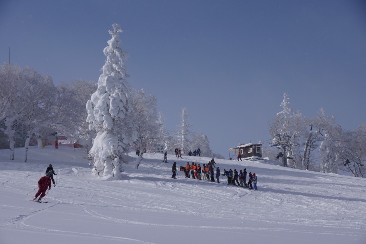 札幌国際 降雪後のピーカン＆パウダースノー☆