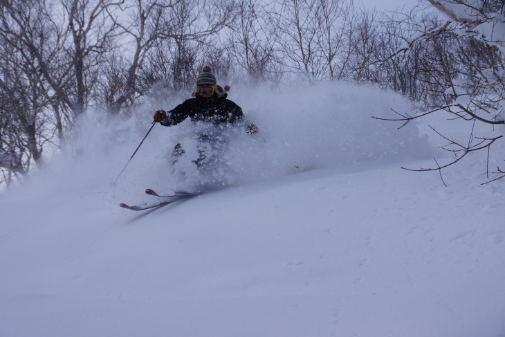 サッポロテイネ 大雪から一転、晴天パウダーに