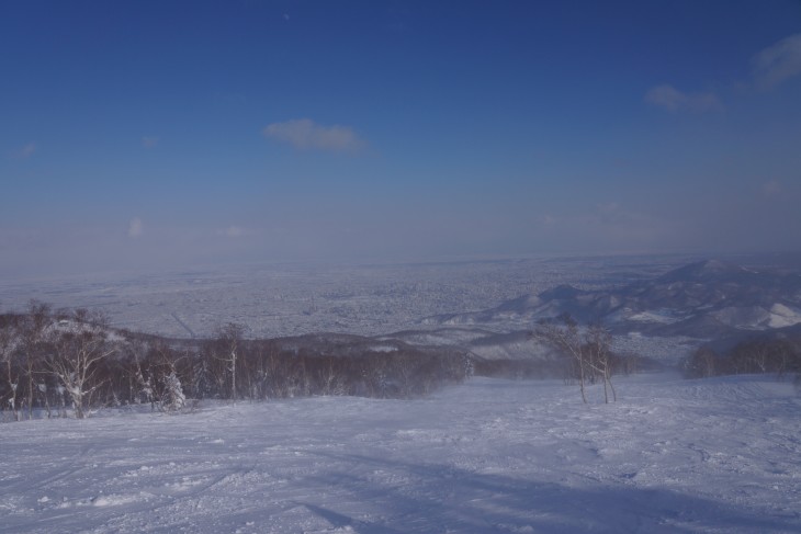 サッポロテイネ 大雪から一転、晴天パウダーに