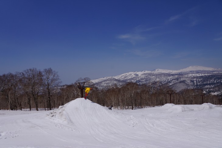 中山峠 晴天！春スキー・スノーボード日和到来