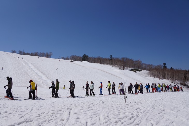 中山峠 晴天！春スキー・スノーボード日和到来