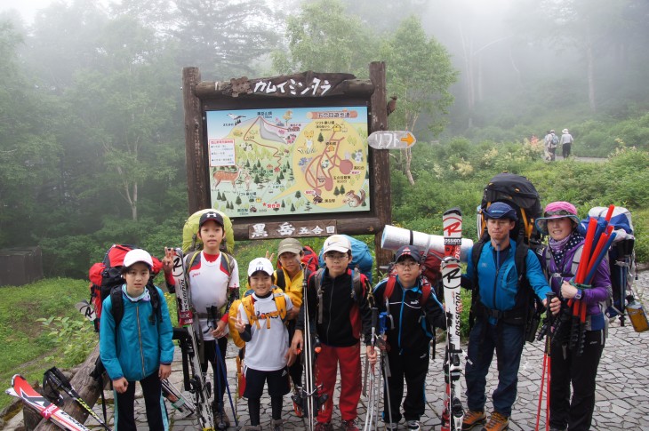 層雲峡黒岳ロープウェイスキー場 サッポロモイワジュニアスキークラブ