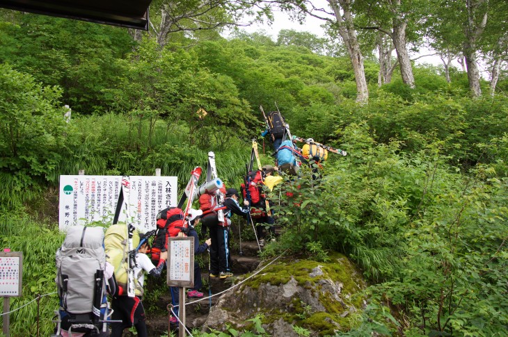 層雲峡黒岳ロープウェイスキー場 サッポロモイワジュニアスキークラブ