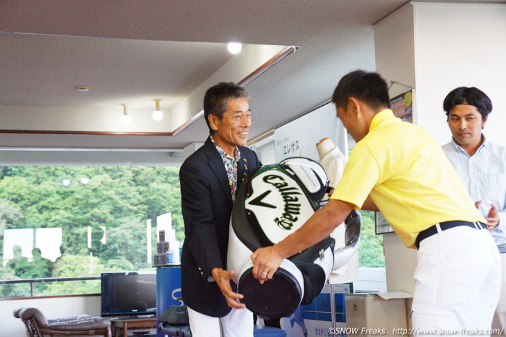 ｢雪育｣チャリティーゴルフコンペ兼井山敬介全日本スキー技術選手権大会優勝記念ゴルフコンペ