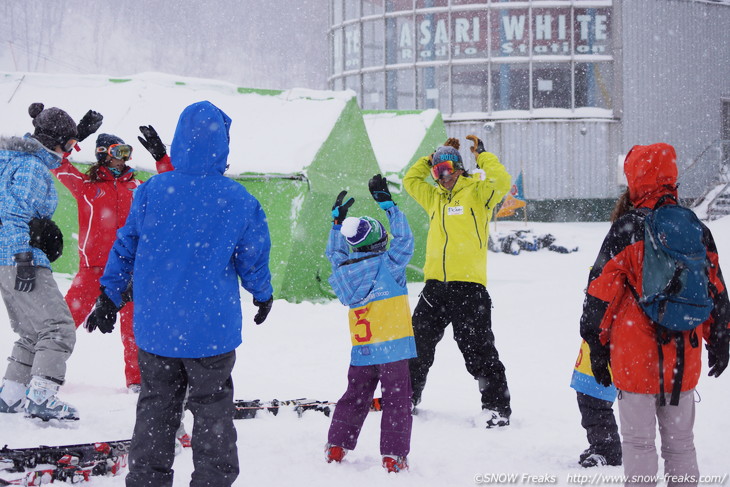 NPO Skiers help foundation Presents 佐々木明さんらトップスキーヤー達と『雪育遠足』in 朝里川温泉スキー場