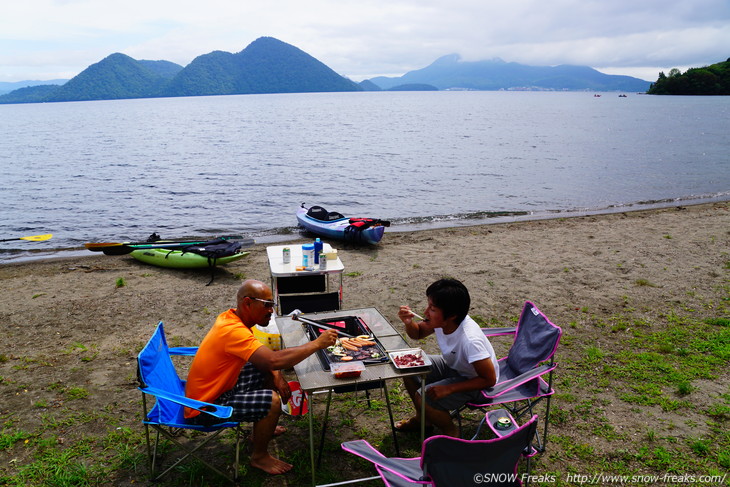 ニセコ寿×SNOW Freaks　夏の洞爺湖で、カヤック BBQ