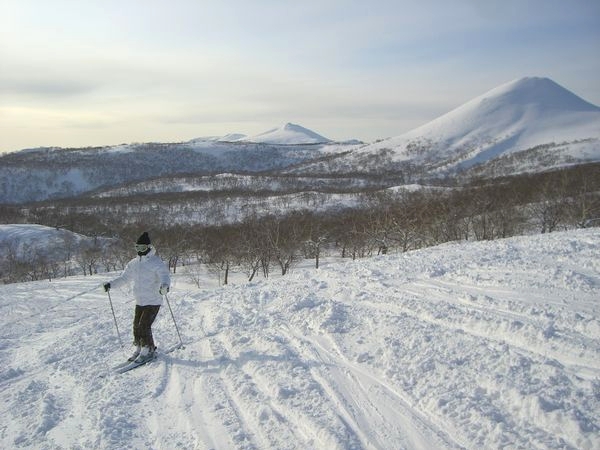 蘭越町チセヌプリ雪山レポート