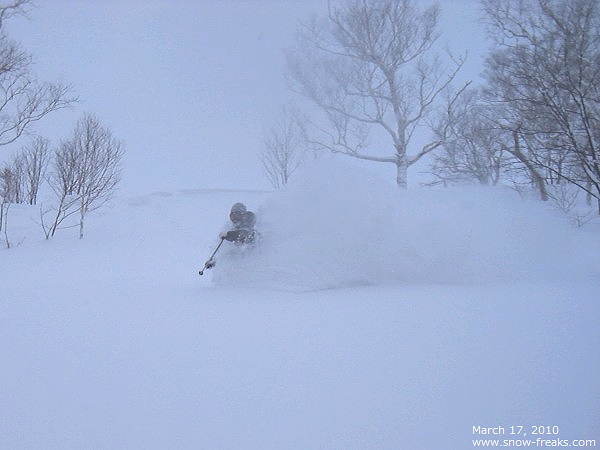 キロロスノーワールド 雪山レポート