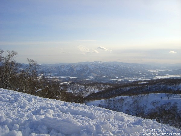 蘭越町チセヌプリスキー場 雪山レポート